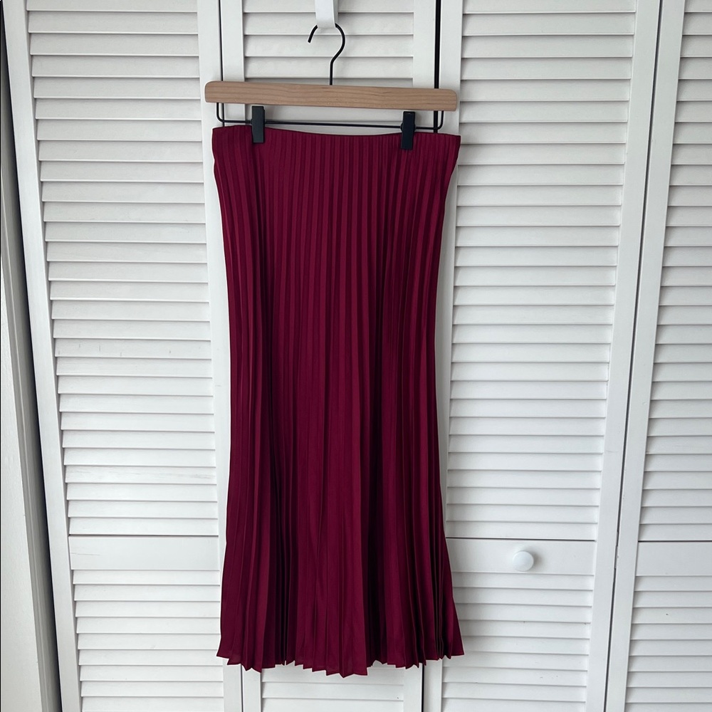 J. Crew Straight Pleat Skirt Sz XS
